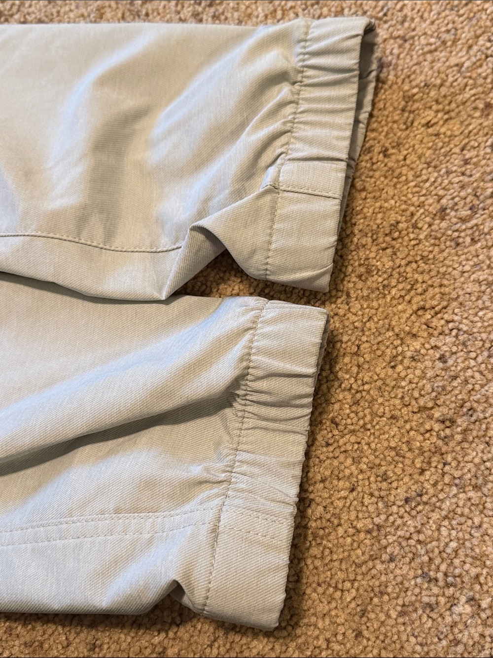Hurley Light Khaki Elastic Waist Joggers with Drawstring - Picture 6 of 7